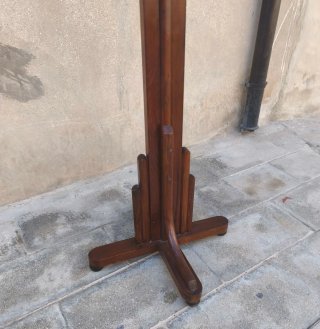 Percha de madera Art Decó años 30