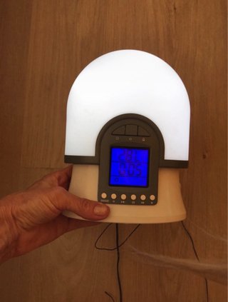 Radio Despertador Lámpara LED