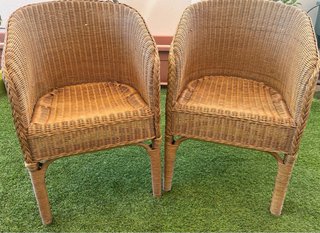 Pareja Sillones Mimbre.