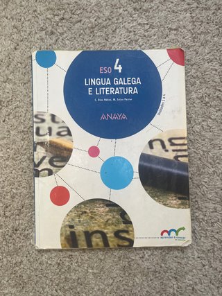 Lingua ESO 4 ANAYA SÓLO 1º TRIMESTRE