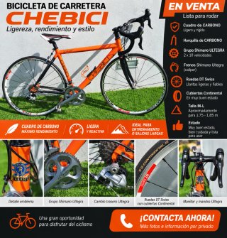 Bicicleta Carretera Chebici Carbono Ultegra