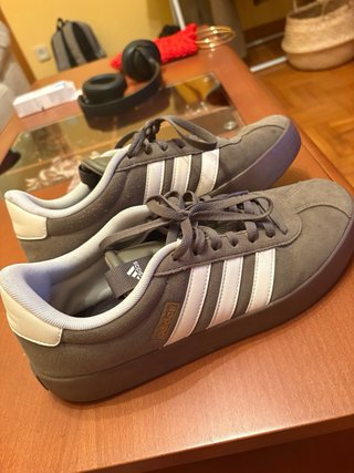 Zapatillas Adidas Hombre Beige/Verde