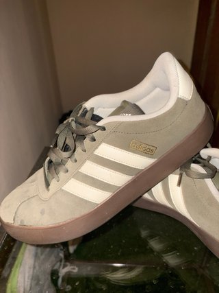 Zapatillas Adidas Hombre Beige/Verde