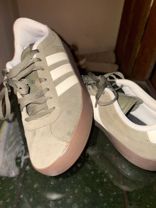 Zapatillas Adidas Hombre Beige/Verde