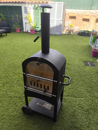 Barbacoa Horno Pizza Exterior Piedra