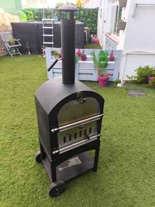 Barbacoa Horno Pizza Exterior Piedra