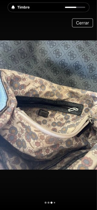 Bolso Guess Negro y Gris