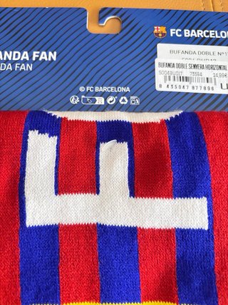 Bufanda FC Barcelona Fan Doble