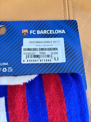 Bufanda FC Barcelona Fan Doble