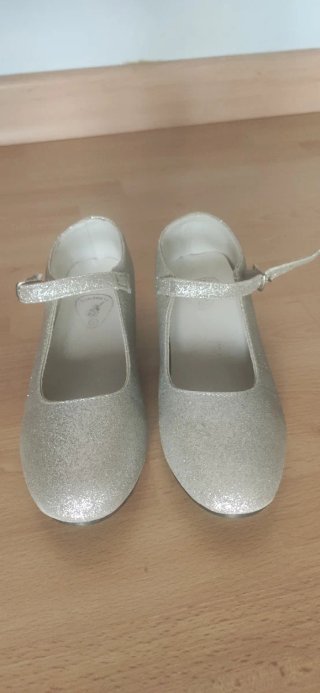 Zapatos Flamenco Niña Purpurina
