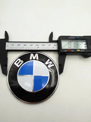 EMBLEMA LOGO CAPOT BMW 82mm