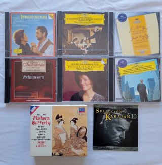 Lote CDs Música Clásica y Ópera (Karajan,Pavarotti