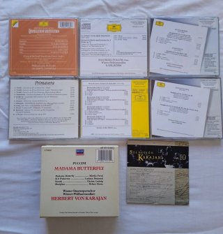 Lote CDs Música Clásica y Ópera (Karajan,Pavarotti