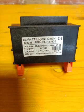Variador Mitsubishi FR-F840 3.7kW + Inductancia CC