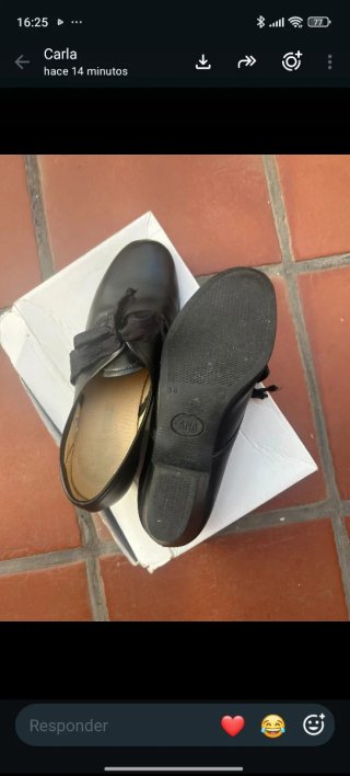 Zapatos de baile gallego negros