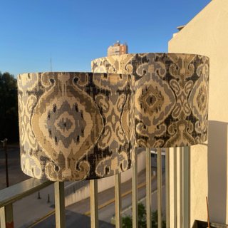 Pantallas de Lámparas Estampado Ikat