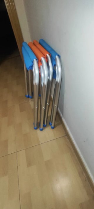 Bancos plegables 4 unidades  Crivit
