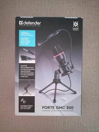 Defender FORTE GMC 300 Micrófono Gaming