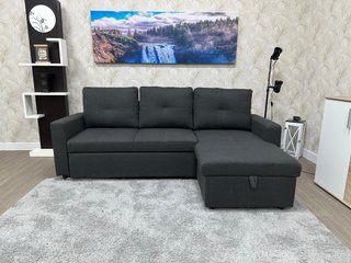 Sofá Cama Gris Tela Nuevo