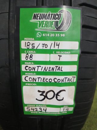 185 70 14 88T CONTINENTAL CONTI ECO CONTACT