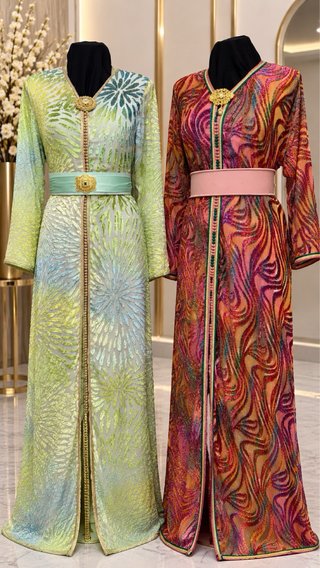 Takchita naranja y rosa talla única