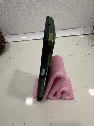 Soporte móvil 3D rosa