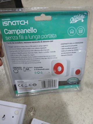 Campanello senza fili ISNATCH