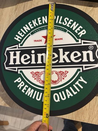 Placa Decorativa Heineken Pilsener