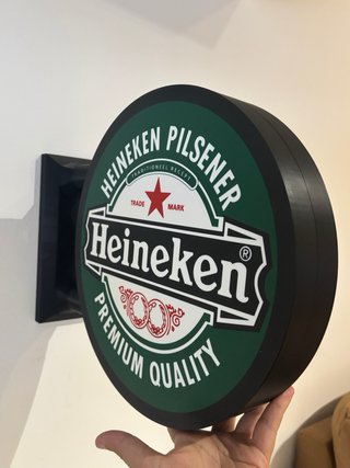 Placa Decorativa Heineken Pilsener
