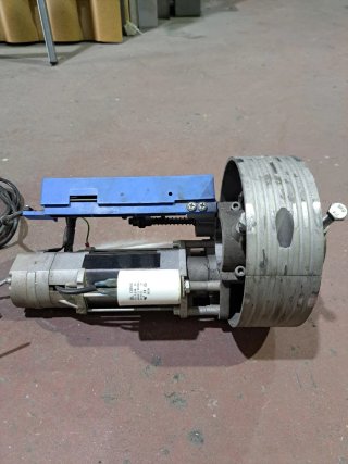 Motor persiana enrollable metálica