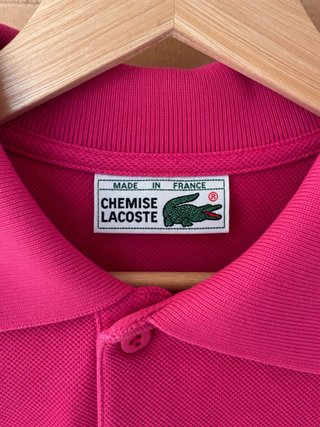 Polo Lacoste Vintage Rosa Fucsia – Made in France