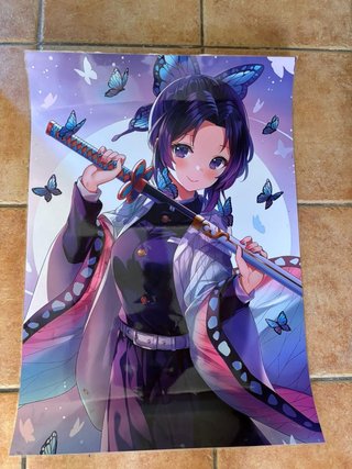 Póster Anime Shinobu Mariposas