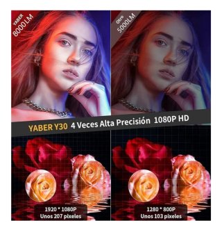Proyector Yaber Y30 Full HD 1080P 8000 Lúmenes