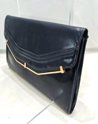 Pochette vintage anni '80 nera