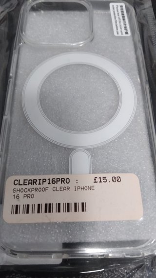 Funda iPhone 16 Pro Transparente