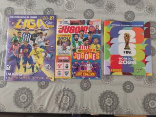Albums Liga/Mundial y revista jugón