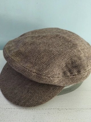 Gorra irlandesa espiga marrón