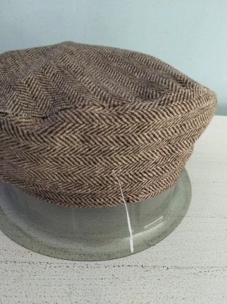 Gorra irlandesa espiga marrón