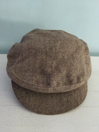 Gorra irlandesa espiga marrón