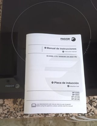 Placa de inducción Fagor 3 fuegos