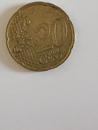 Moneda 20 céntimos 2002