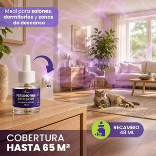 4 Recambios Feromonas Gatos 48ml (120 dias)
