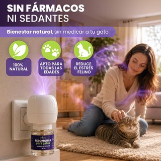 4 Recambios Feromonas Gatos 48ml (120 dias)