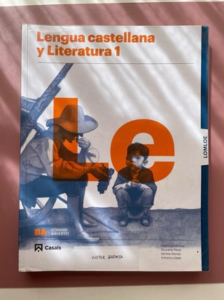 Libro de Lengua y Literatura de 1 BACH