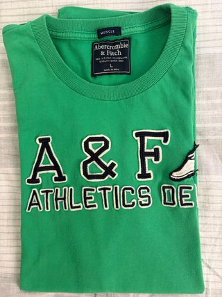 Camiseta Abercrombie & Fitch Verde Talla L