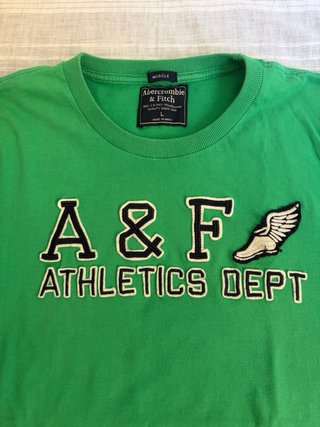 Camiseta Abercrombie & Fitch Verde Talla L