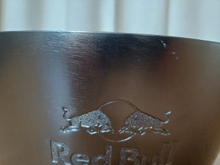 suaglass RED BULL secchiello porta bevande