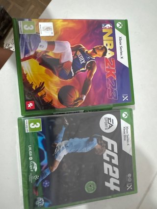 FC 24 y NBA 2K23 Xbox Series X/One