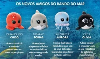 Coleção Peluches Bando do Mar Pingo Doce