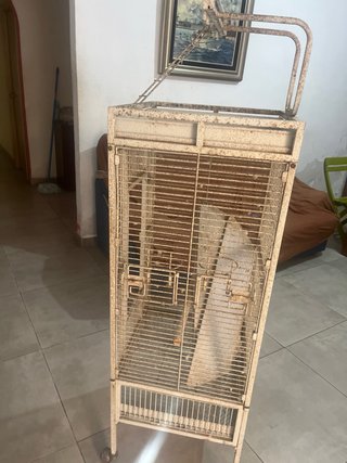 Jaula grande para loro metálica